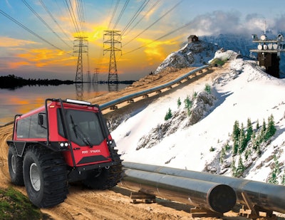 The Fat Truck is designed to traverse a range of terrain in various heavy-duty applications.