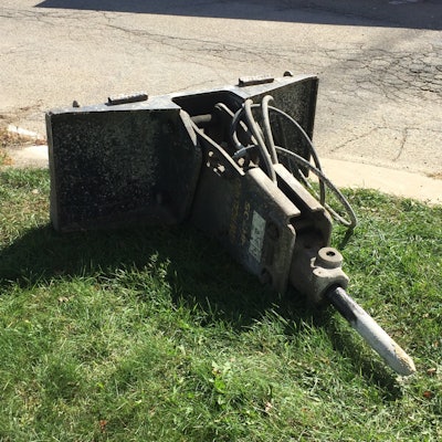 Skid-steer attachments such as hydraulic breakers can dramatically reduce labor costs for a project.