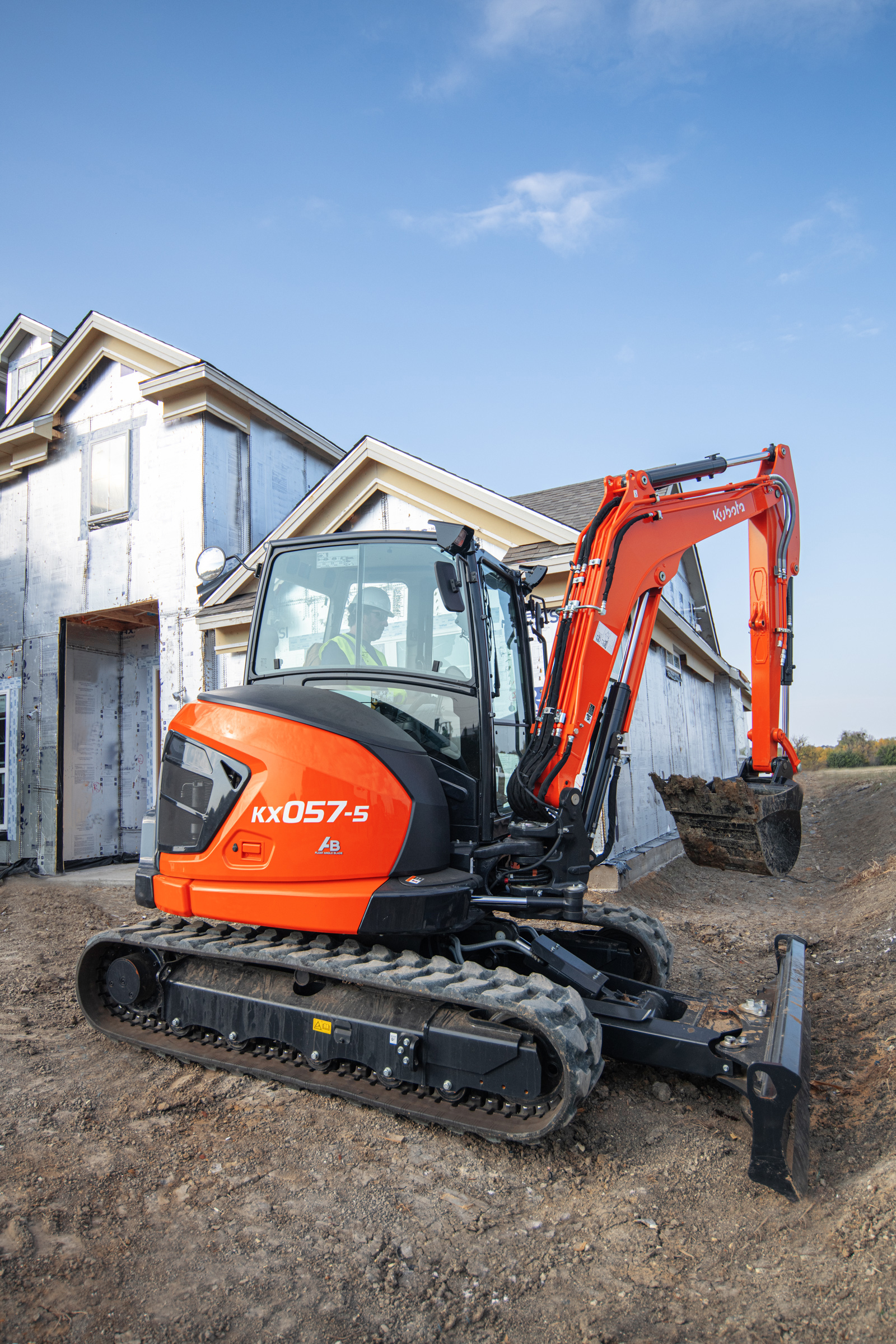 Kubota Kx057 5 Compact Excavator Side