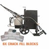Asphalt Melter Pavemade Hot Box 10 Dual Torch Direct Fire Crack Filler Blocks 720x