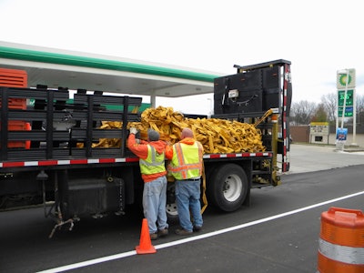 Messy Tape In The Back Of A Truck (manual)