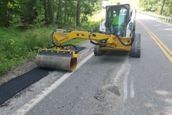 Relocating the compaction drum to an offset arm attachment maximizes safety. An operator can now drive the host machine on flat ground while the arm extends to the furthest, steepest edge of sloping road shoulders and ditches, while still being able to compact flat surfaces, too.