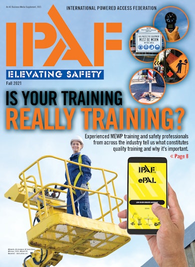 Rental IPAF Elevating Safety 2021