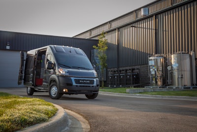 The 2022 Ram ProMaster features the next-generation 3.6-liter Pentastar V-6 engine and is now paired to a segment-exclusive TorqueFlite nine-speed automatic transmission.