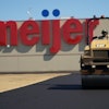 Rieth-Riley, produced the final hot-mix asphalt and paved the Meijer parking lot and gas station.