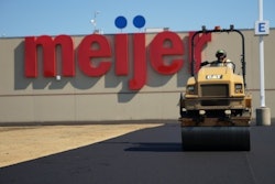 Rieth-Riley, produced the final hot-mix asphalt and paved the Meijer parking lot and gas station.