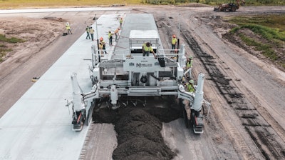 The M-6040 Slipform Paver
