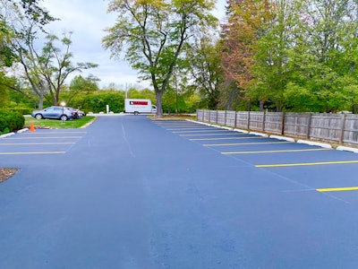 This lot is used by emergency vehicles transporting children with medical complexities, parents and caregivers of the facility.