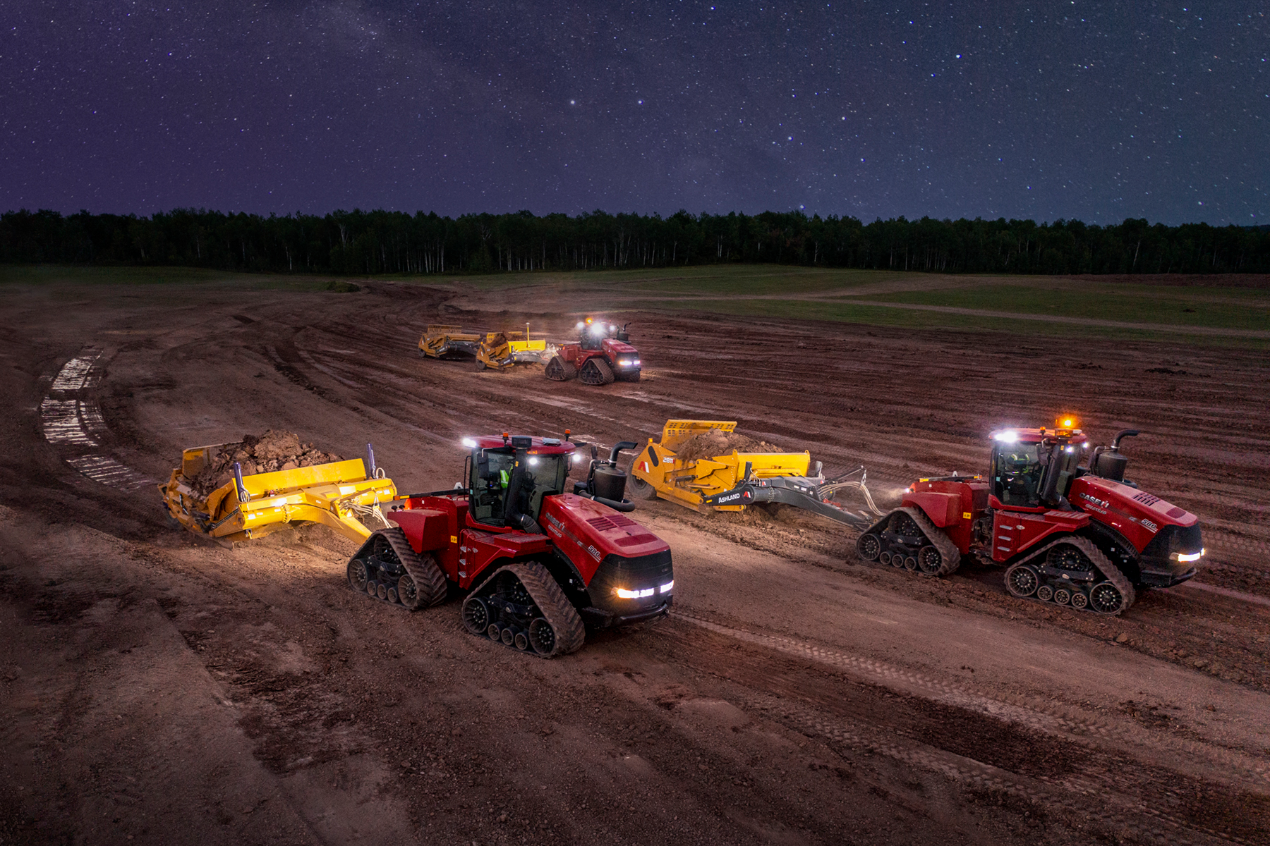 K Tec&ashland Scrapers Working Together