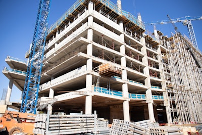 The Charlotte branch of DPR Construction performed the concrete scope of The Line, which included 25,000 cu. yds. of concrete and 4,000,000 lbs. of rebar.