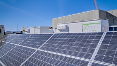 The Xcape system includes energy storage along with a low-carbon propane generator to provide power when the sun isn’t shining.