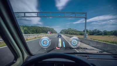 Electric Truck Head Up Display (hud)