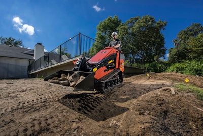 A standard bucket or fork attachment is one of the most popular attachments for stand-on skid steers and is a low-cost alternative for moving material on and off the jobsite.