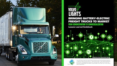 Volvo Group North America published a Volvo LIGHTS (Low Impact Green Heavy-Transport Solutions) Lessons Learned Guidebook to commemorate the end of its innovative three-year project, which began in 2019.