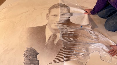 Custom Polished Concrete Honors Immigrant Heritage