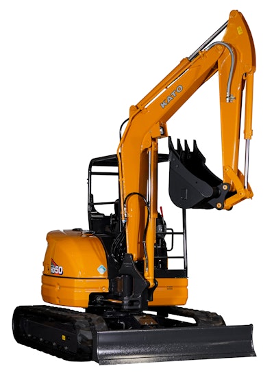 KATO 50V5 zero tail swing mini excavator