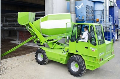 Merlo DBM 3500 self-contained mini cement mixer.