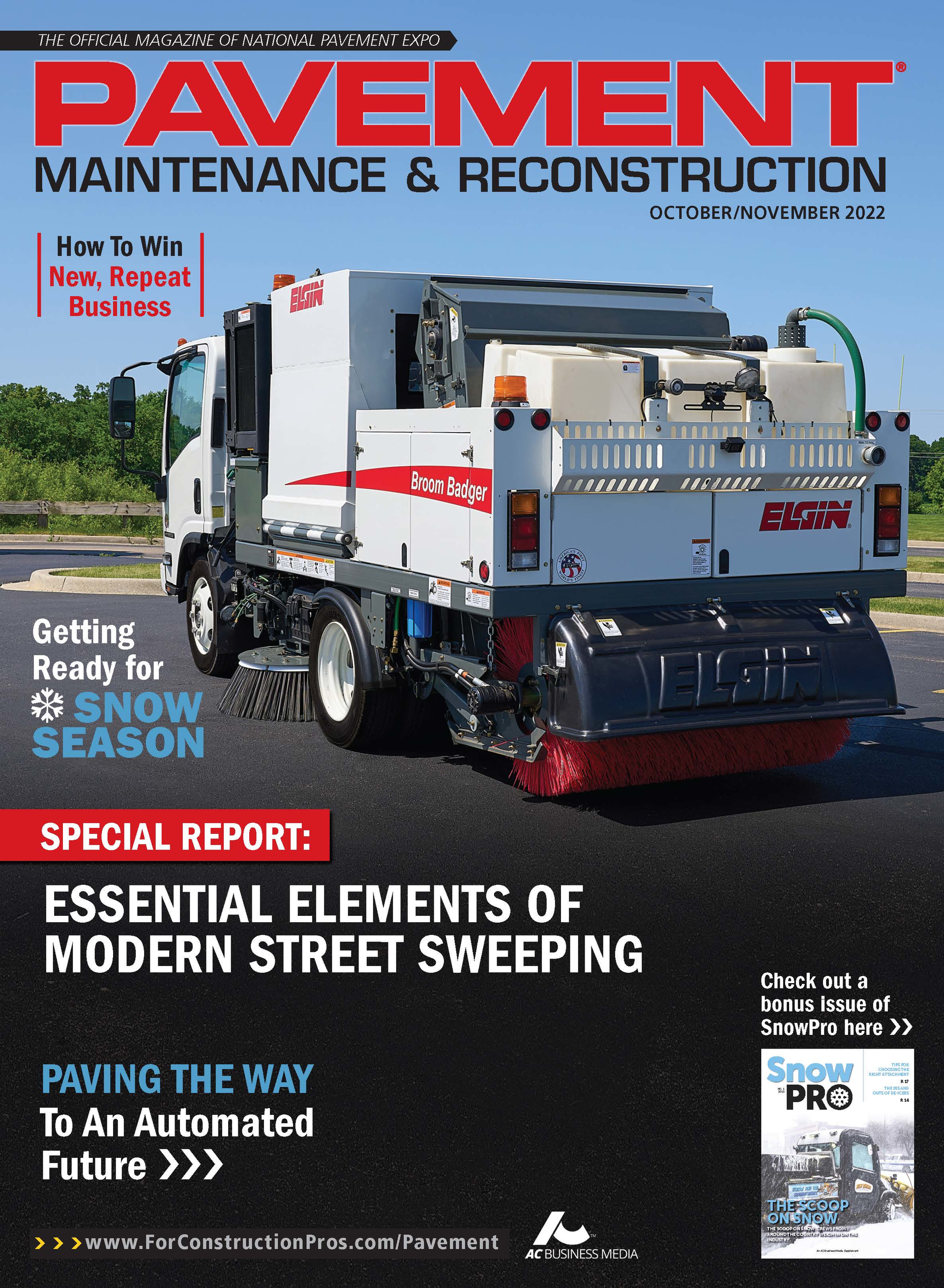 Pavement Maintenance & Reconstruction October/November 2022