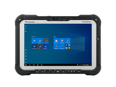 The 2-in-1 detachable design allows users to operate the device both in laptop and tablet modes, with the ability to dock or mount the device on forklifts, emergency vehicles and desktops.