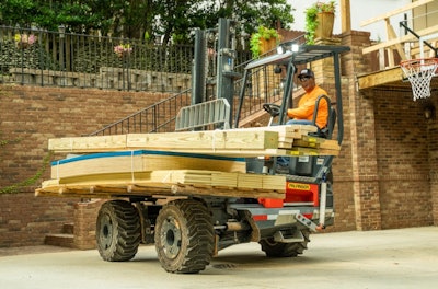 The full range of forklifts in the 5,500-lb. capacity class is available in four configurations: STANDARD, STANDARD REACH, 4-WAY AND 4-WAY REACH, as well as with 10-ft. or 12-ft. masts.