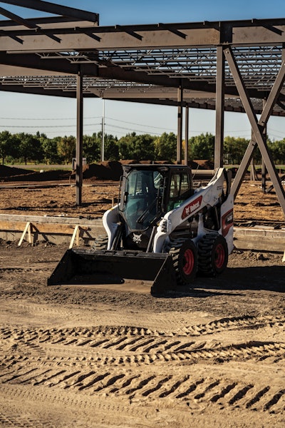 Two-speed travel can save operators time in moving material across a jobsite and move between jobsites.