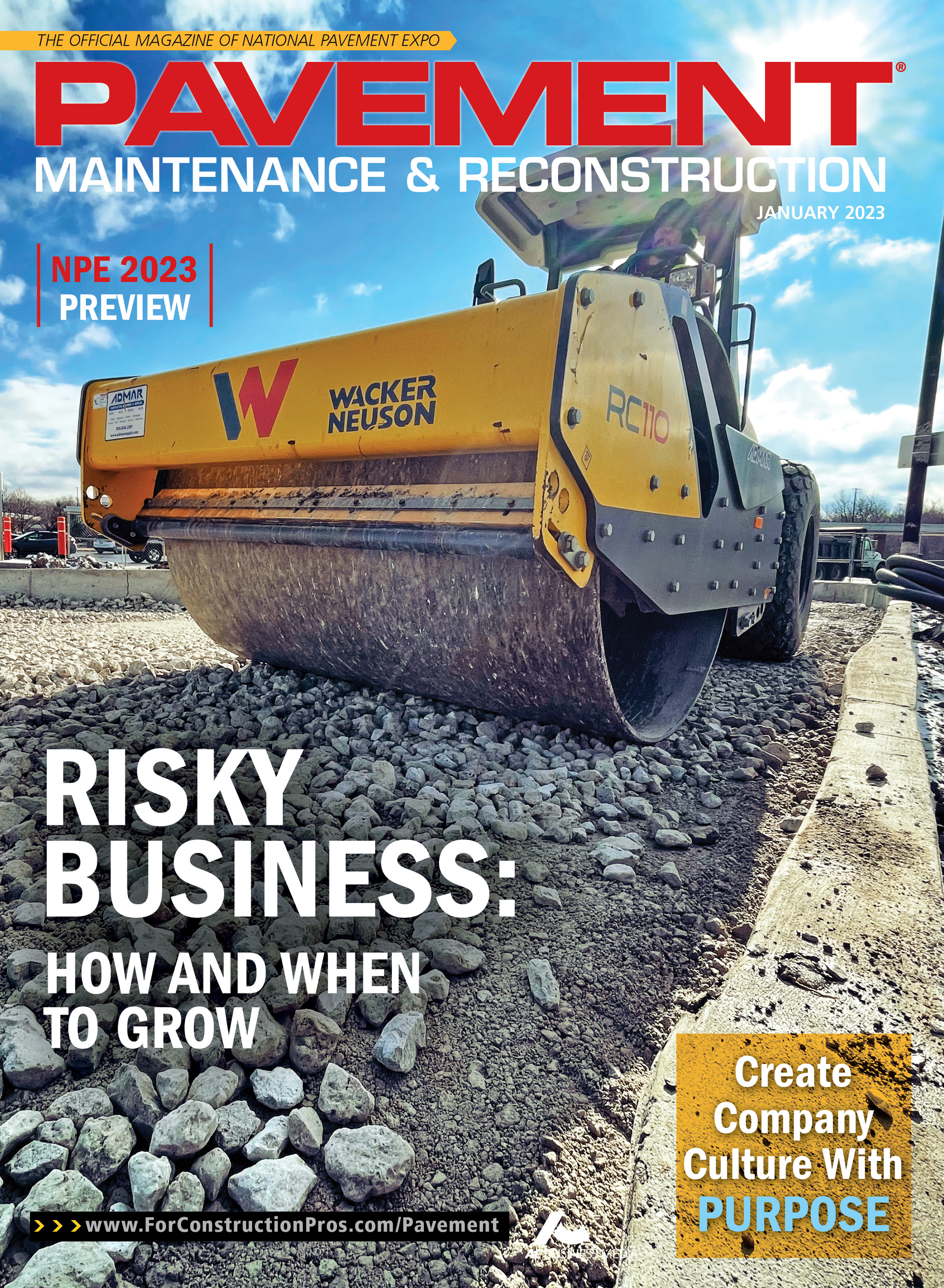 Pavement Maintenance & Reconstruction January 2023