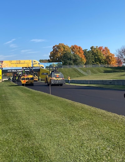 Large projects like the October 2022 repaving of the iconic Road America racetrack in Elkhart Lake, Wis., require detailed traffic control plans and excellent communication.