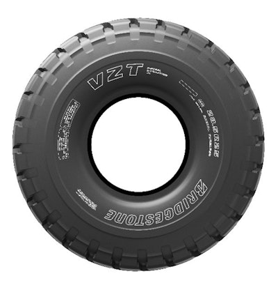 Along with the VZT, Bridgestone OTR will present construction and quarry tires at CONEXPO, such as the VMTD three-star, VLT, VLTS, Firestone VersaBuilt All Purpose (AP) and the Firestone Duraforce MH.