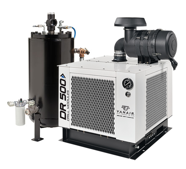 Designed for water-well, oil and gas, geothermal, blasthole drilling and more, the drill modules are available with either an integral shaft drive or hydraulic drive cooling system.