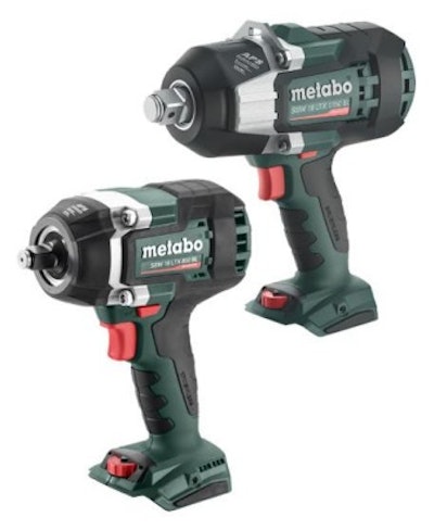 Twelve different speed and torque settings are available on a thumb dial, including APS Mode (Automatic Power Shift), which automatically downshifts to a lower rpm once breakaway torque is achieved to reduce lug nut spin-off and free-fall.