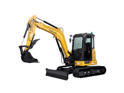 Powered by a 4TNV86CT-PLY EPA Tier 4 Final Yanmar engine, the compact excavator is designed for construction projects in urban or commercial environments, public locations and tight spaces.