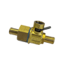 This 1/2-in. adapter can be used to shutoff gas and liquid flow, including engine oil.