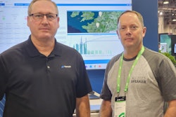 Topcon Vice President Jason Hallett and Global Director of Business Development and Marketing, Integration Services Scott Langbein.