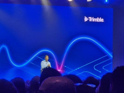 Trimble CEO Rob Painter kicks off Trimble Dimensions 2023.