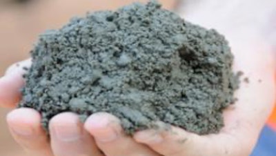 'Negative' slump concrete