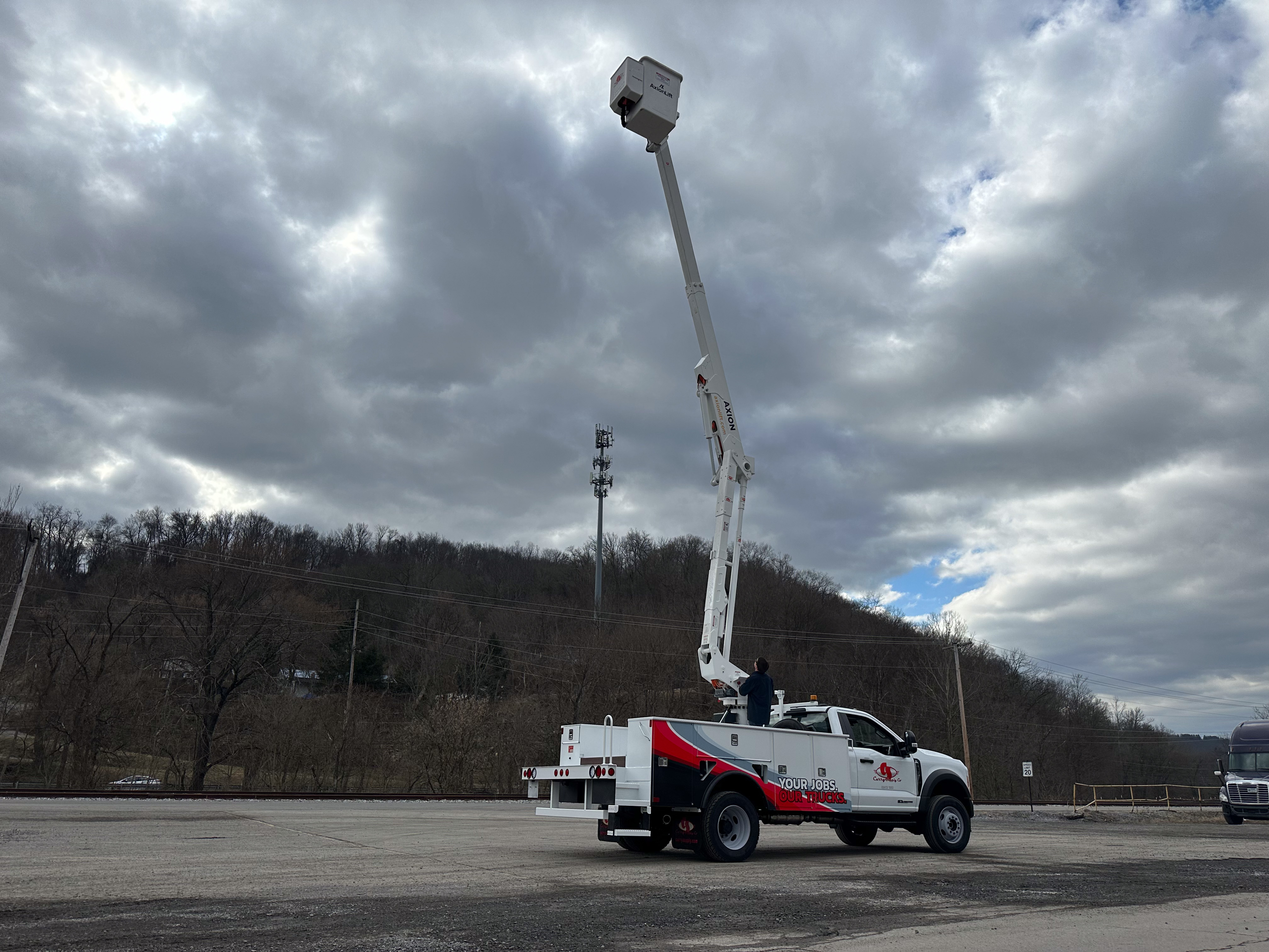 Curry Supply Aerial Lift Truck
