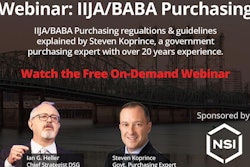 This webinar addresses purchasing guidelines crucial for Made-in-America purchasing in the construction and distribution sectors.