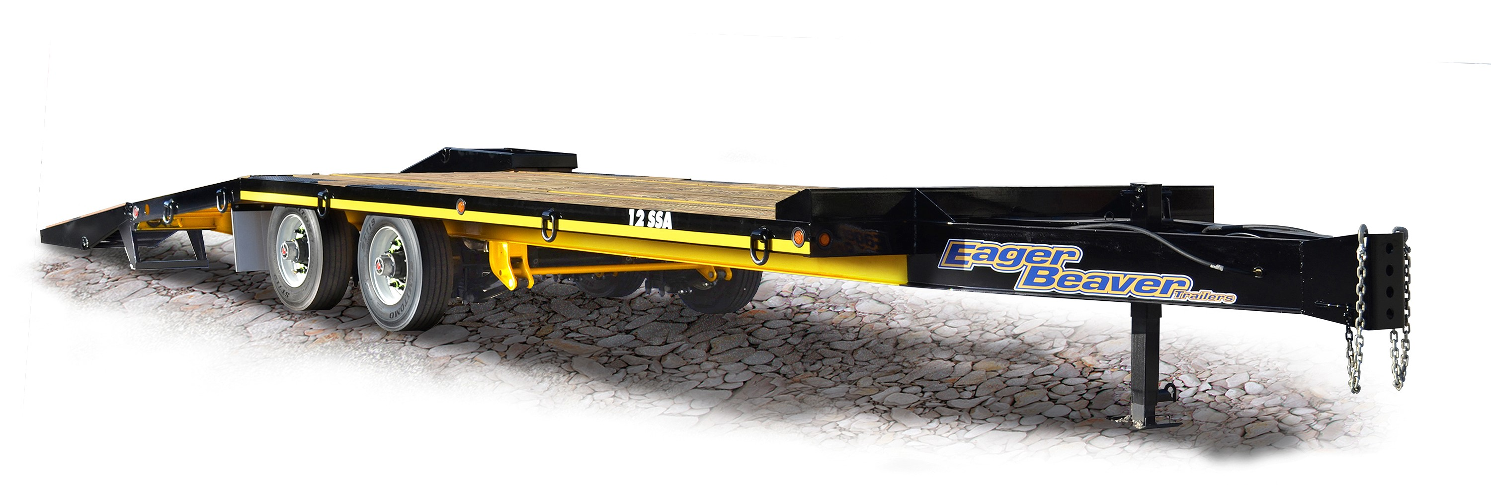 Offering 10- to 12-ton capacity, models with electric or air brakes are available based on operating preferences.