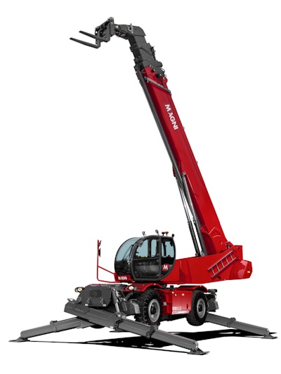 The RTH 10.37 has a lifting height of 120 ft., 5 in. and a maximum lift capacity of 22,700 lbs. for handling heavy loads.