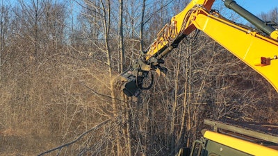 Some mulcher manufacturers offer different hydraulic motor options to handle various flow ratings, while others have different belt drive configurations.