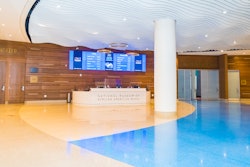 The beautiful lobby of the museum.