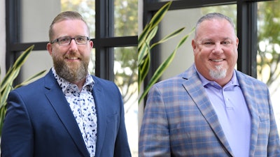 Brian Thompson (left) and William Wallwin (right), Regional Sales Managers at MEC Aerial Work Platforms