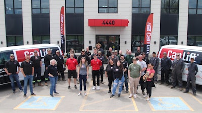 The team at CanLift Equipment Ltd. They have two locations, Burlington (pictured) and London, Ontario, Canada.