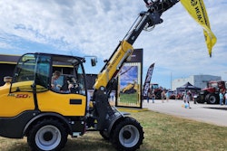 The New Holland ML 15 T Small Articulated Loader was a popular machine at the 2024 Farm Progress Show.