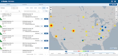 The solution adds a map-based order entry experience to the Trimble TMW.Suite and Trimble Innovative IES truckload carrier Transportation Management Software (TMS) solutions.