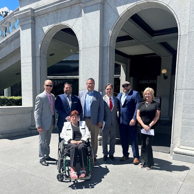 Members of the Pennsylvania House of Representatives and State Senate during a press conference in recognition of the 2024 Construction Opioid Awareness Week.