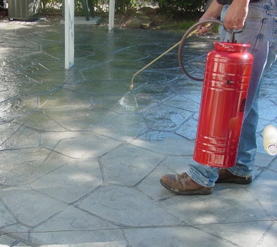 Ever Clear On Stamped Concrete