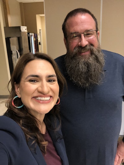 Lt. Gov. Peggy Flanagan (Minnesota) and John Burcaw