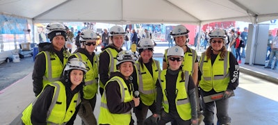 The 'Steel Edge Women' of the OPCMIA. Photographed during World of Concrete 2025.