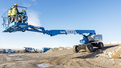 The S-85 XC FE driving over rough terrain.